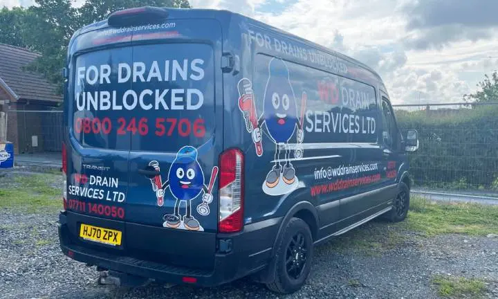 WD Drain Services Van